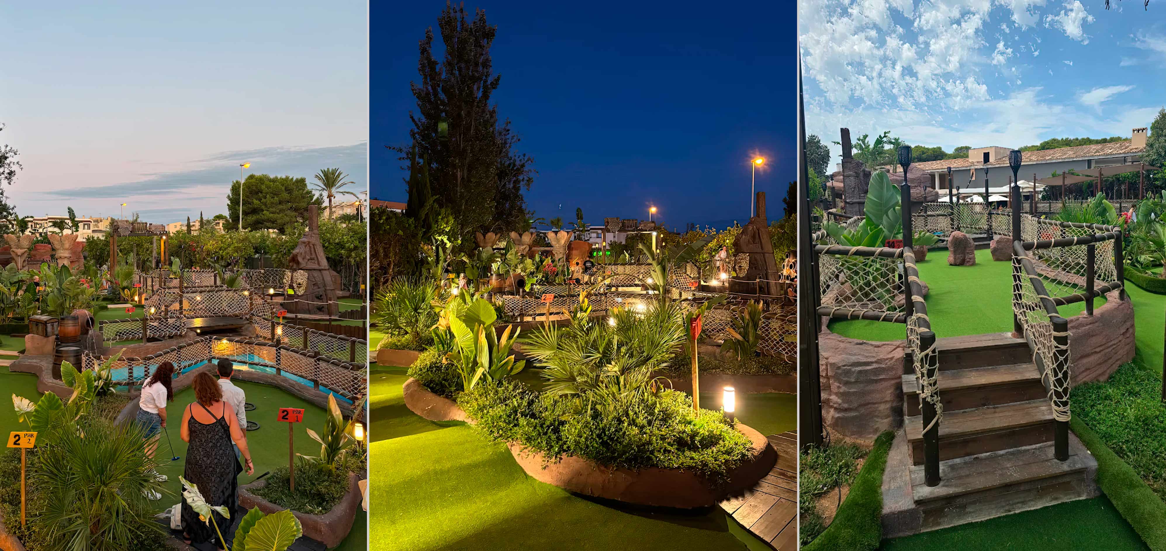 lost island minigolf mini golf construction