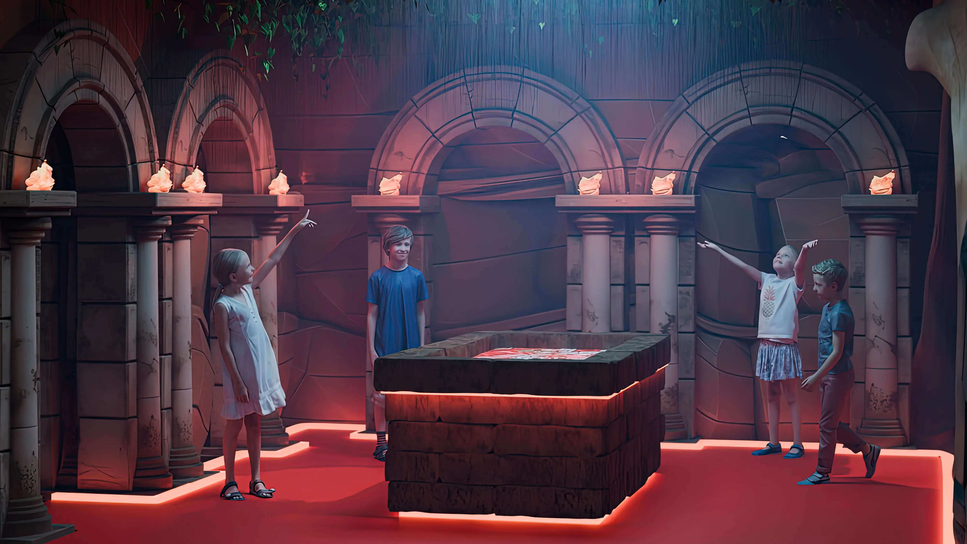 glow-in-the-dark mini golf design blacklight mini golf construction