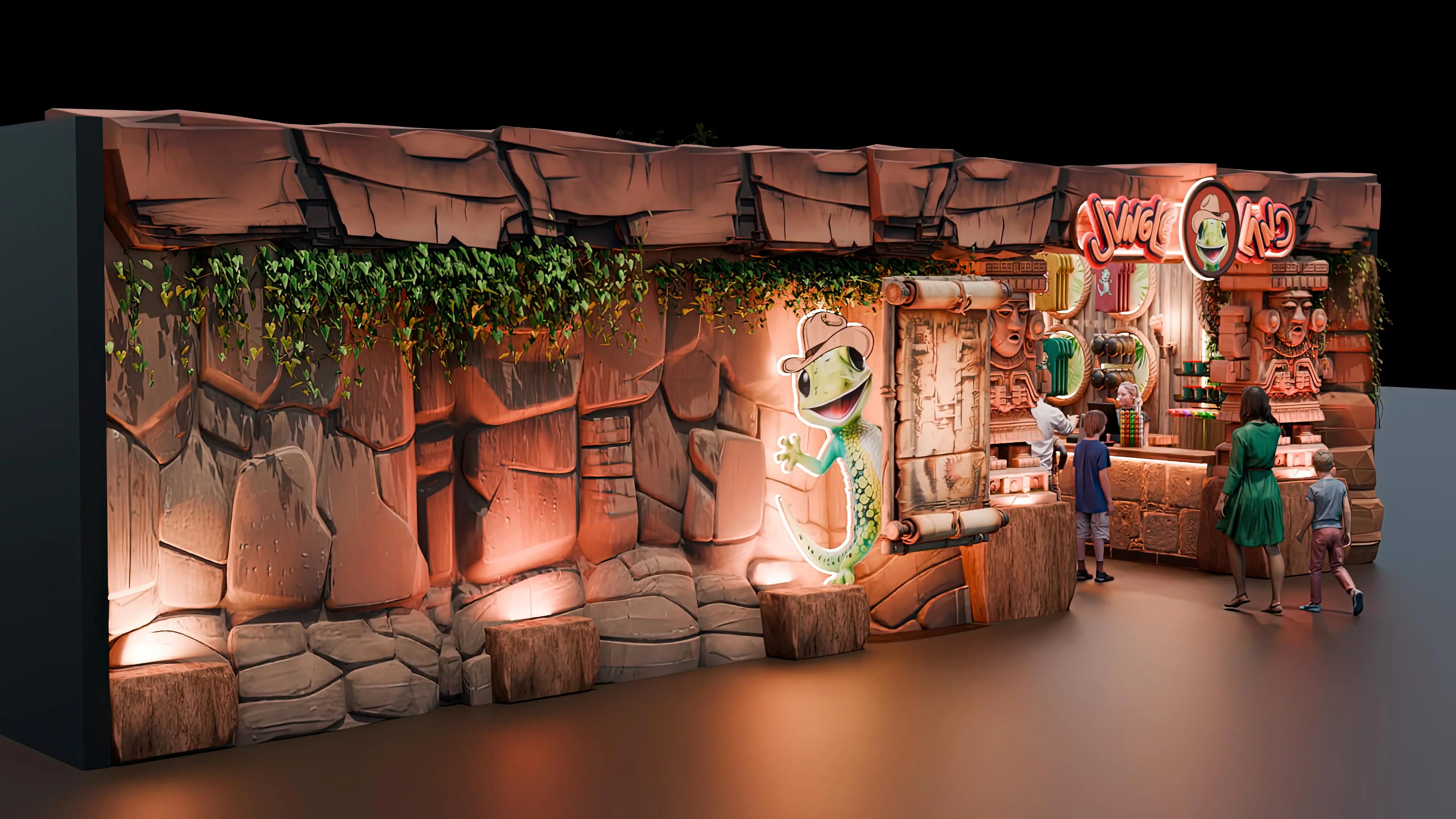 indoor mini golf layout planning compact mini golf course design