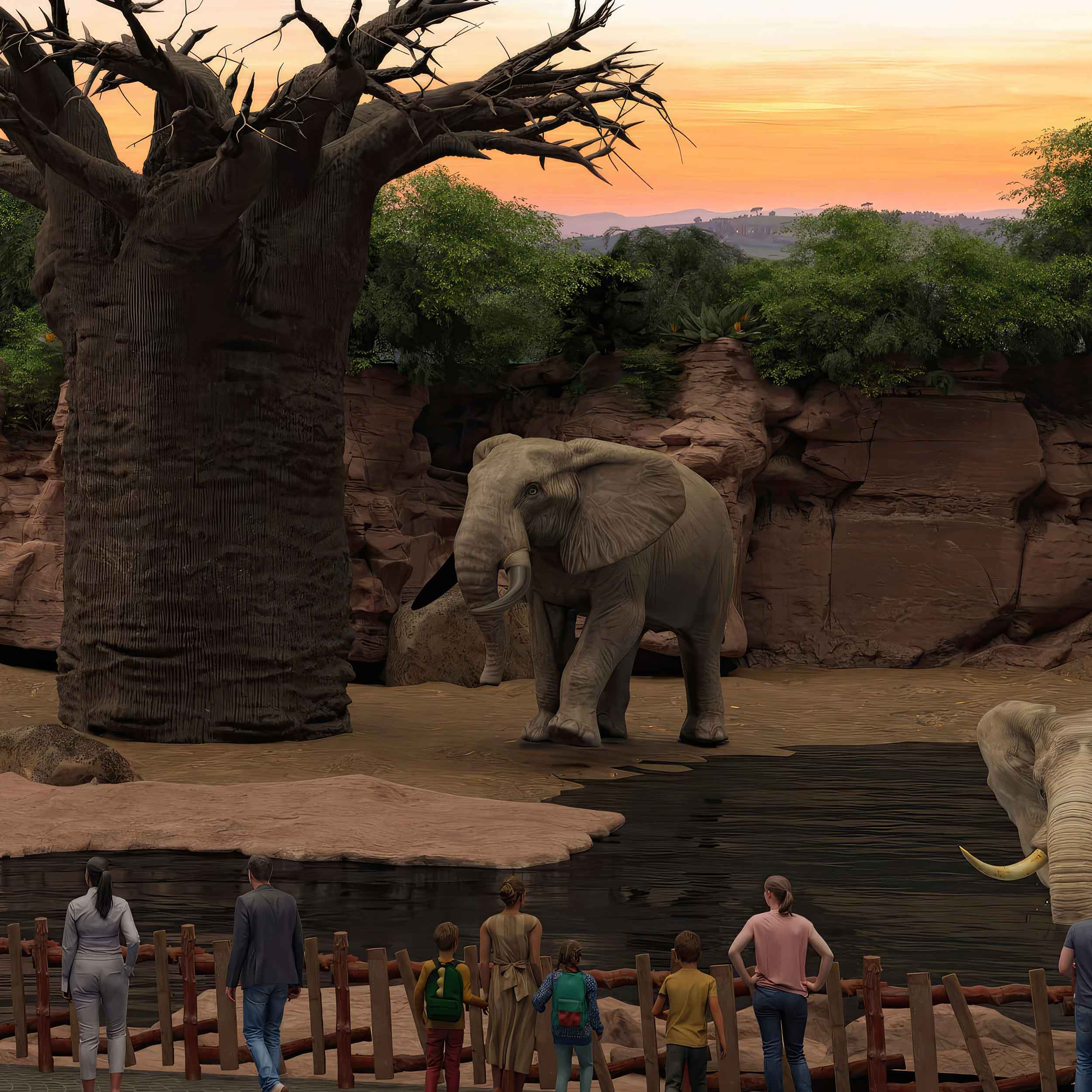 creative leisure zoo park  environment design  <br />