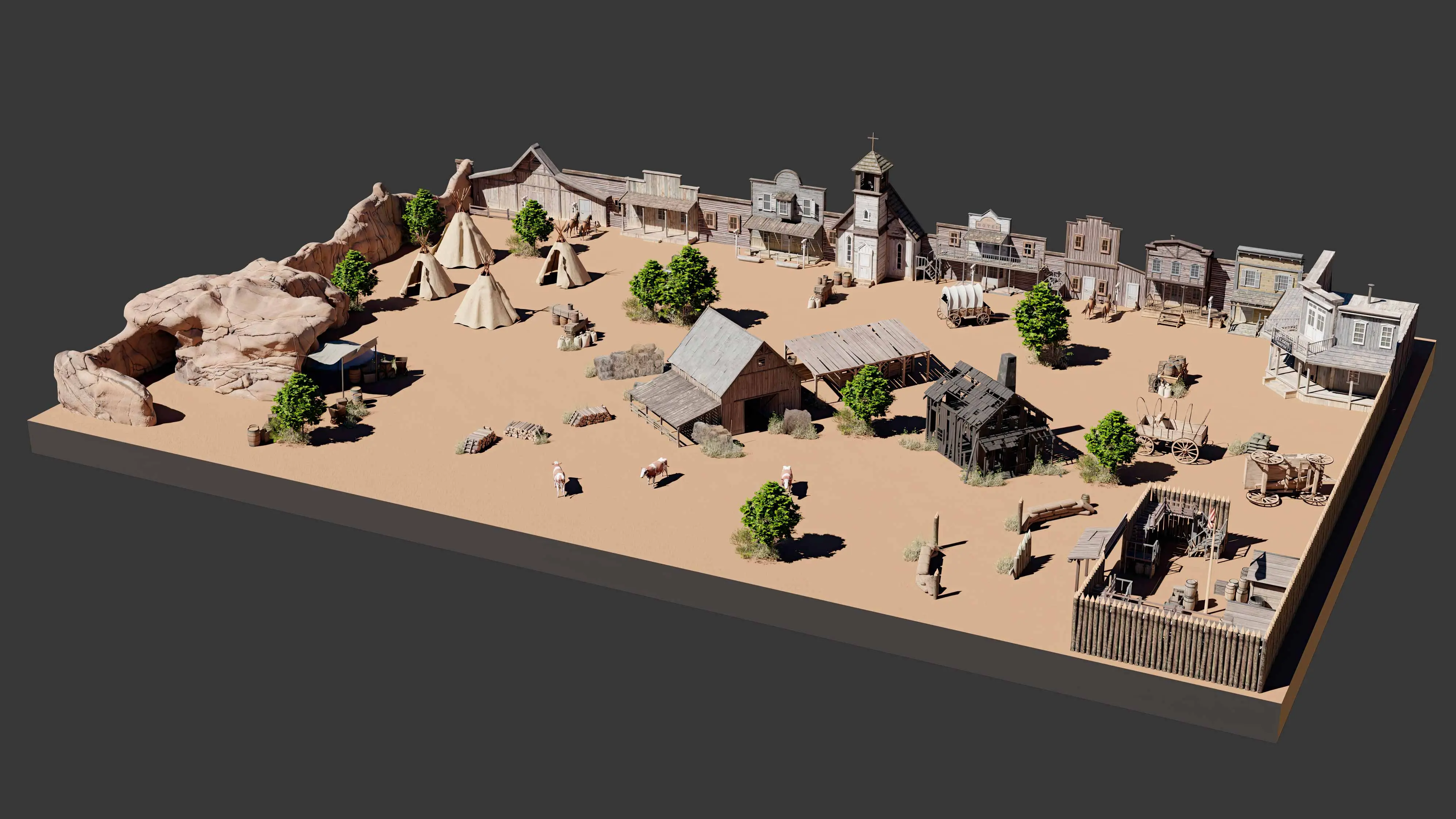 themed paintball park design adventure park development