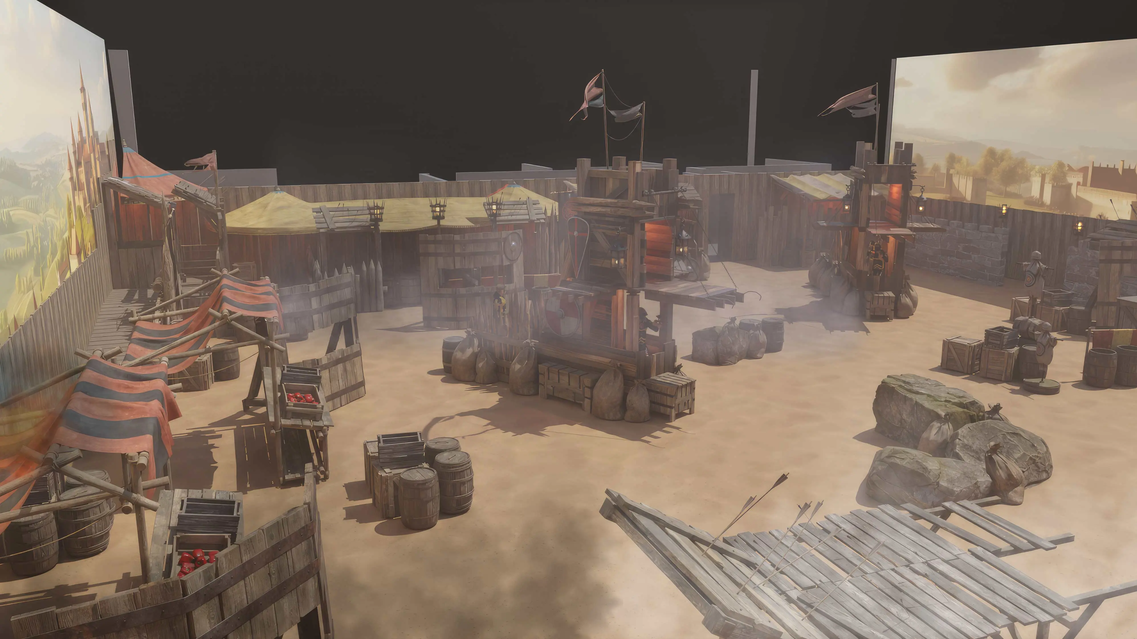 themed combat zones experiential park design