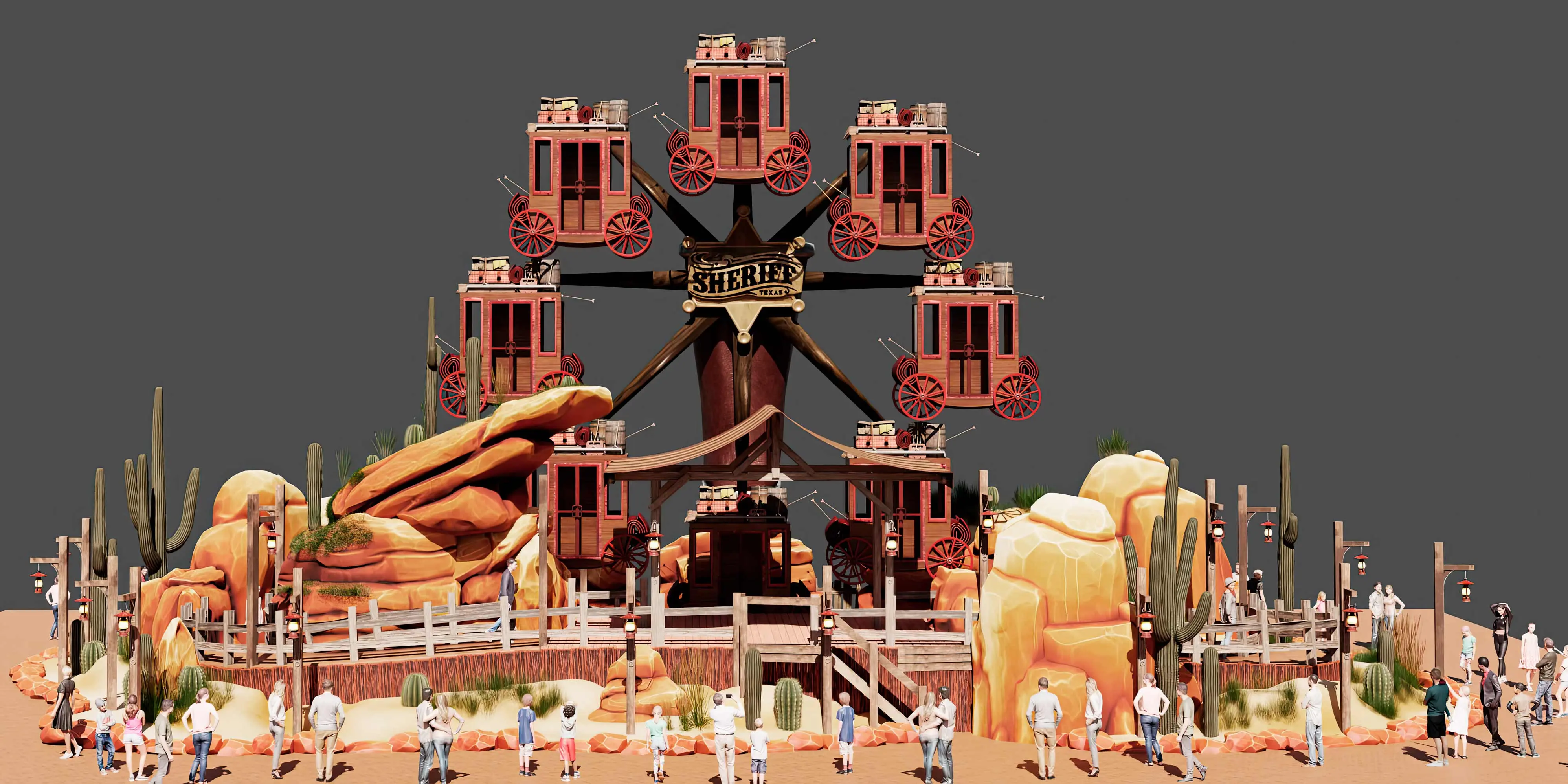 theme park Ride design