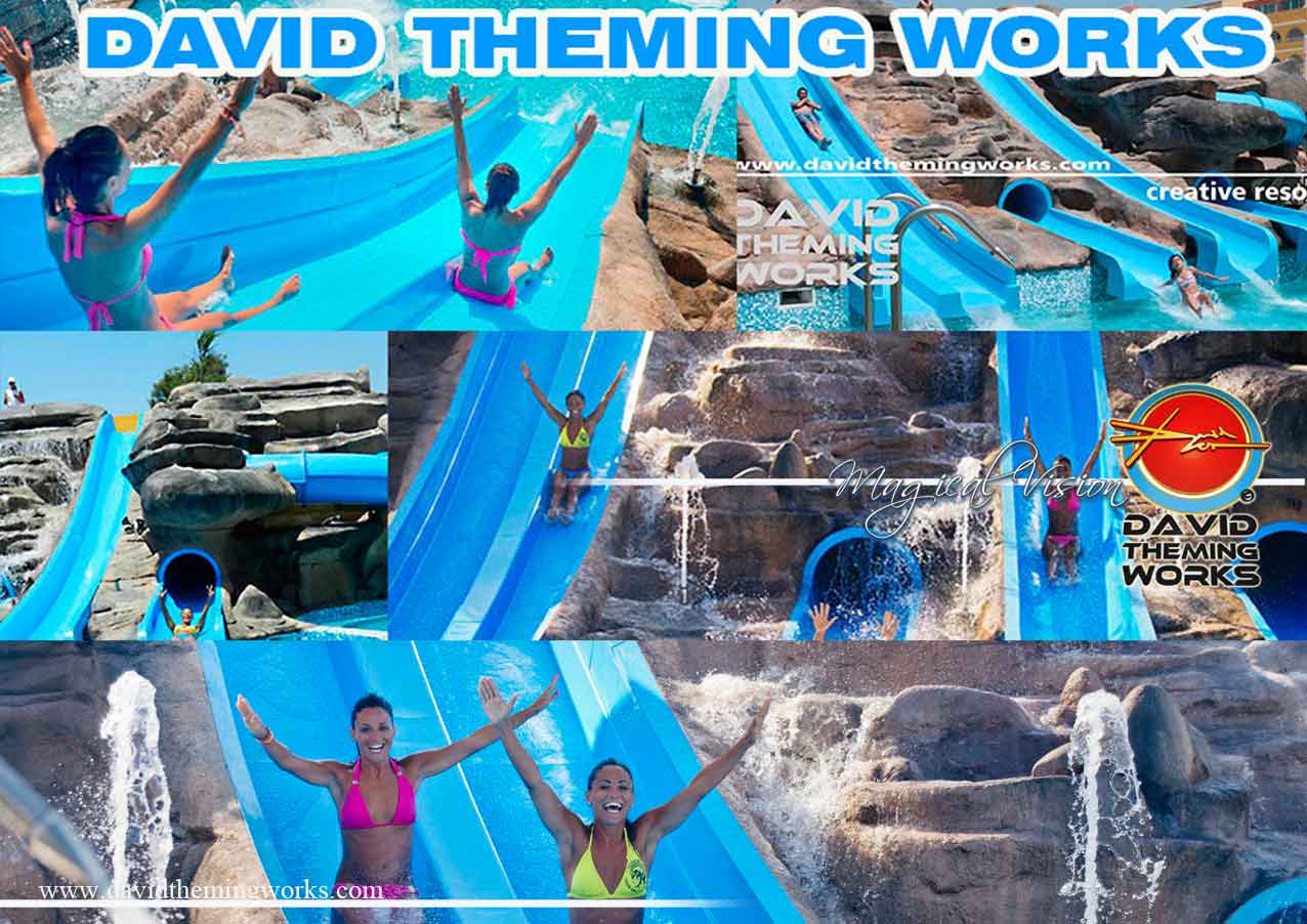 tematizacion de PISCINAS DE TOBOGANES