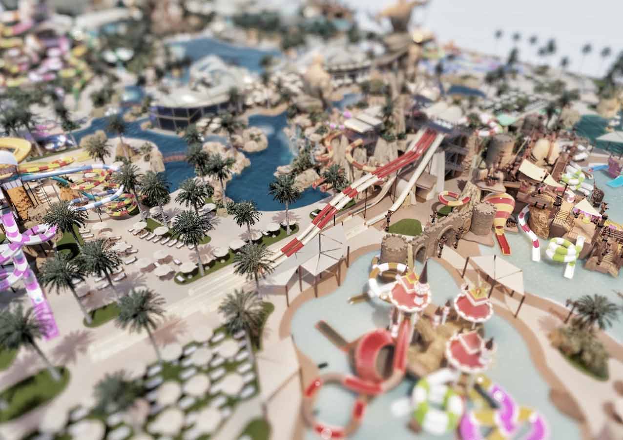 DISEÑO DE RESORT con PARQUE ACUÁTICO 