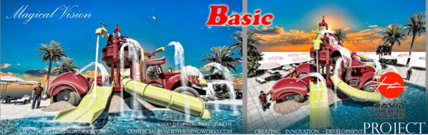 camion de bomberos con toboganes