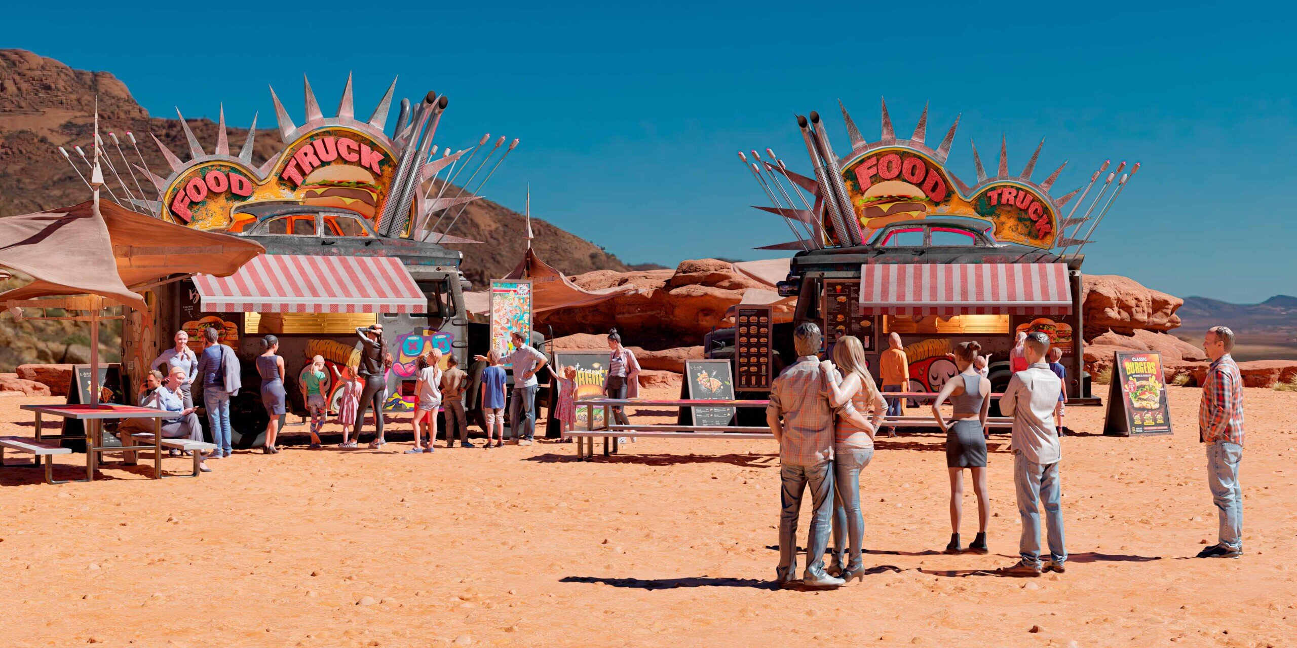 food truck estilo post apocalipsis diseño food truck estilo post apocalipsis