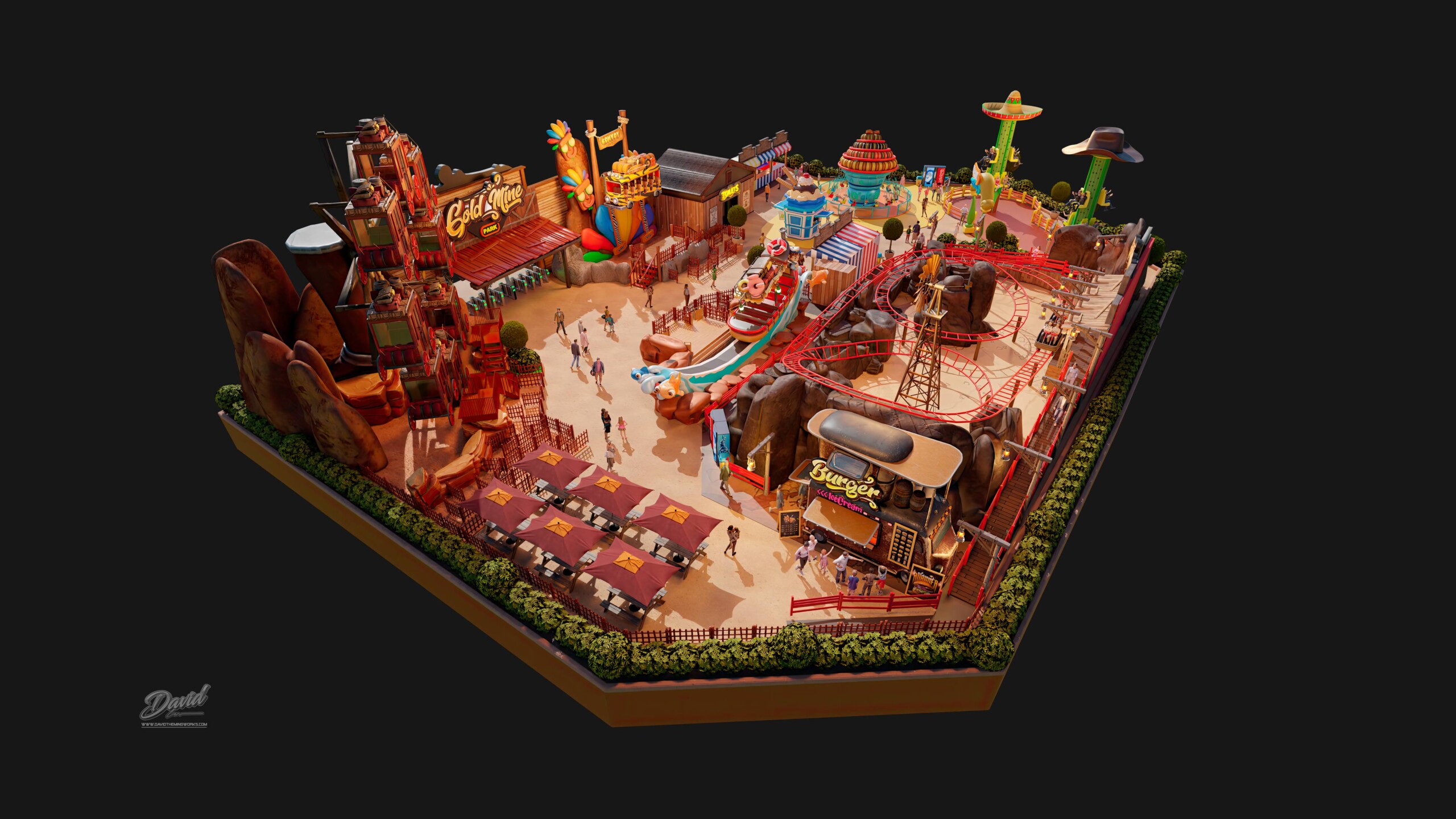 diseño de atracciones para parques atracciones diseño de roller coasters para parques temáticos