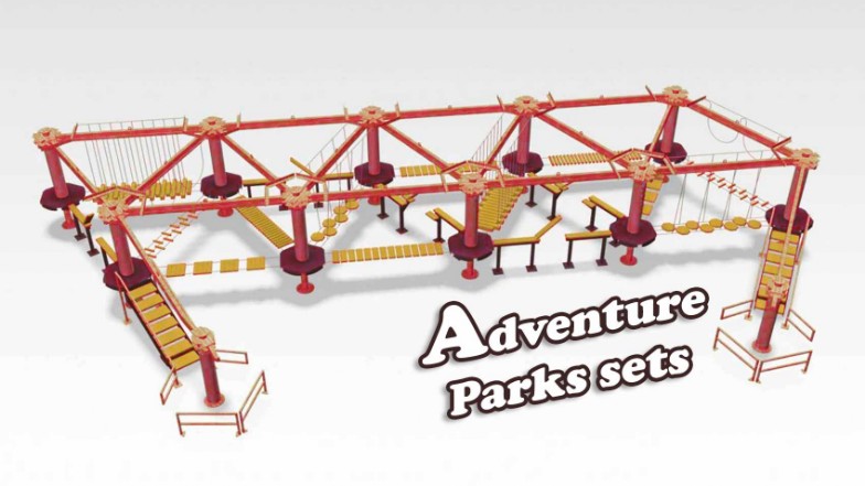 set2 de parques de aventuras