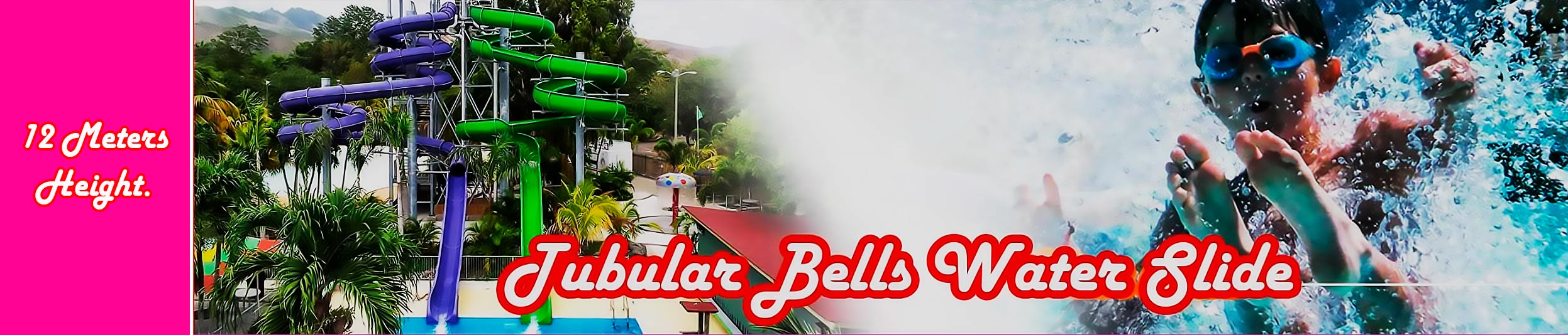 tubular bells -construcción de parques acuáticos y toboganes de agua
