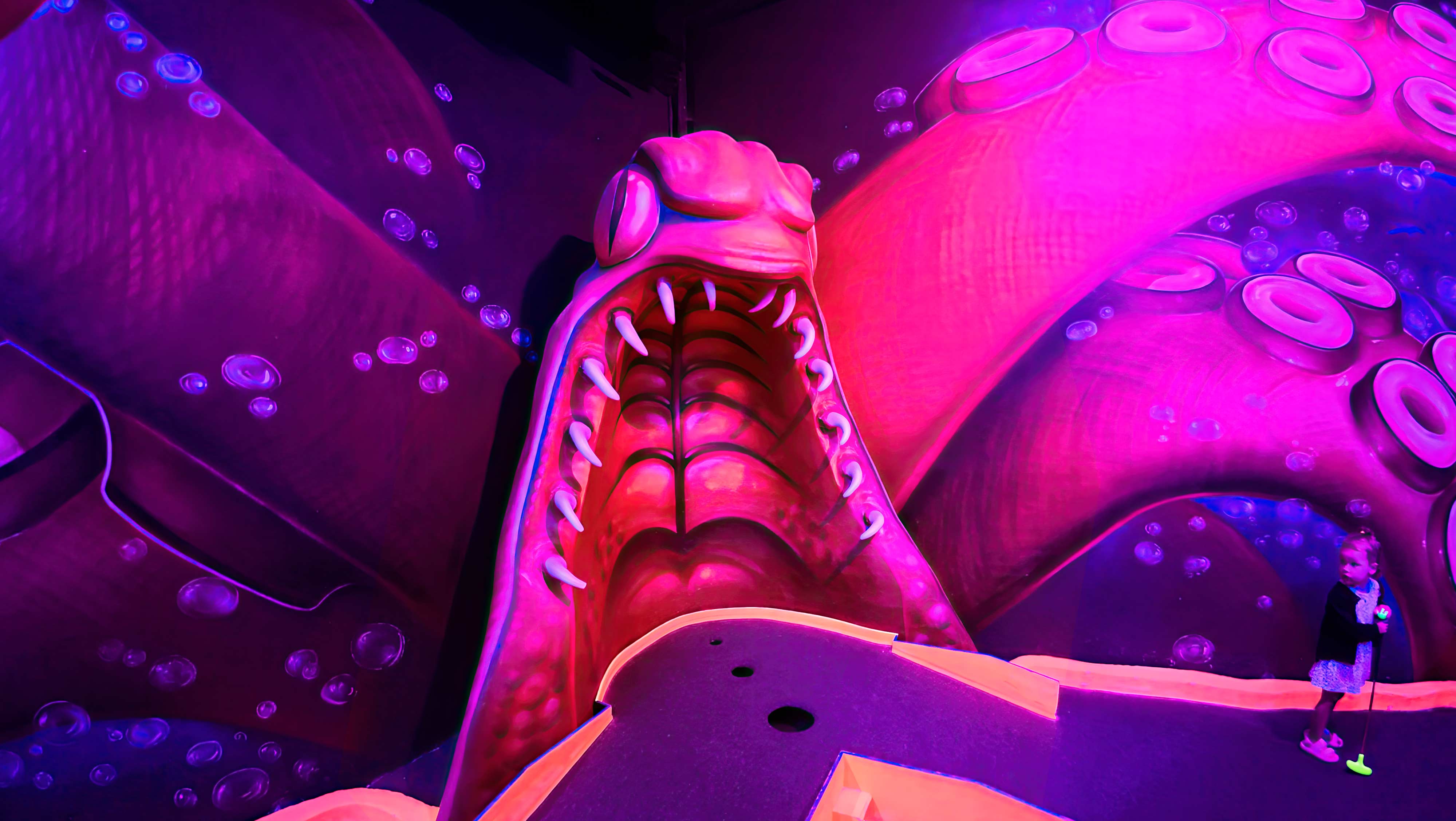 minigolf temático interior y exterior diseño de minigolf aventura