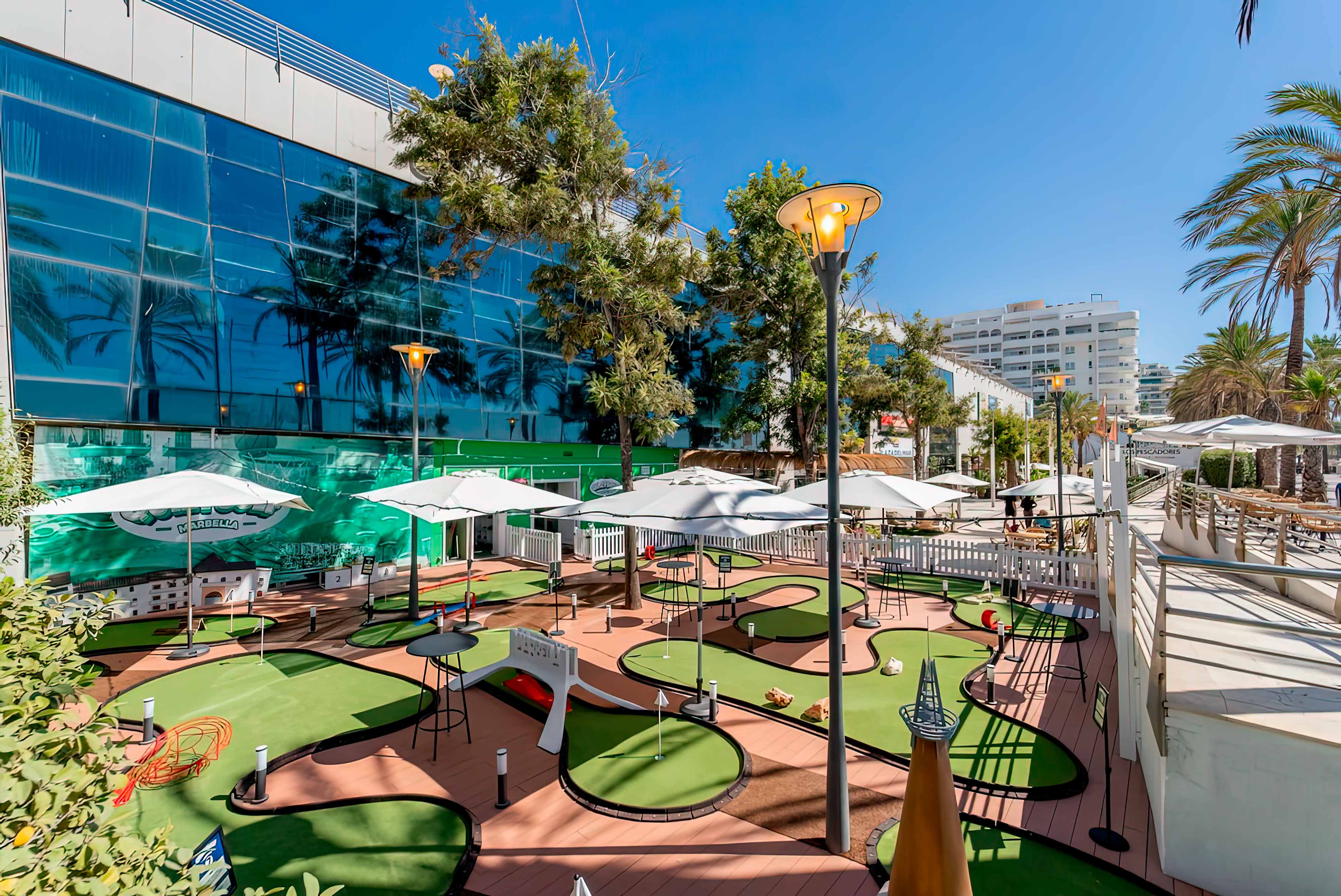 diseño de minigolf de aventura para parques al aire libre diseño de minigolf de aventura
