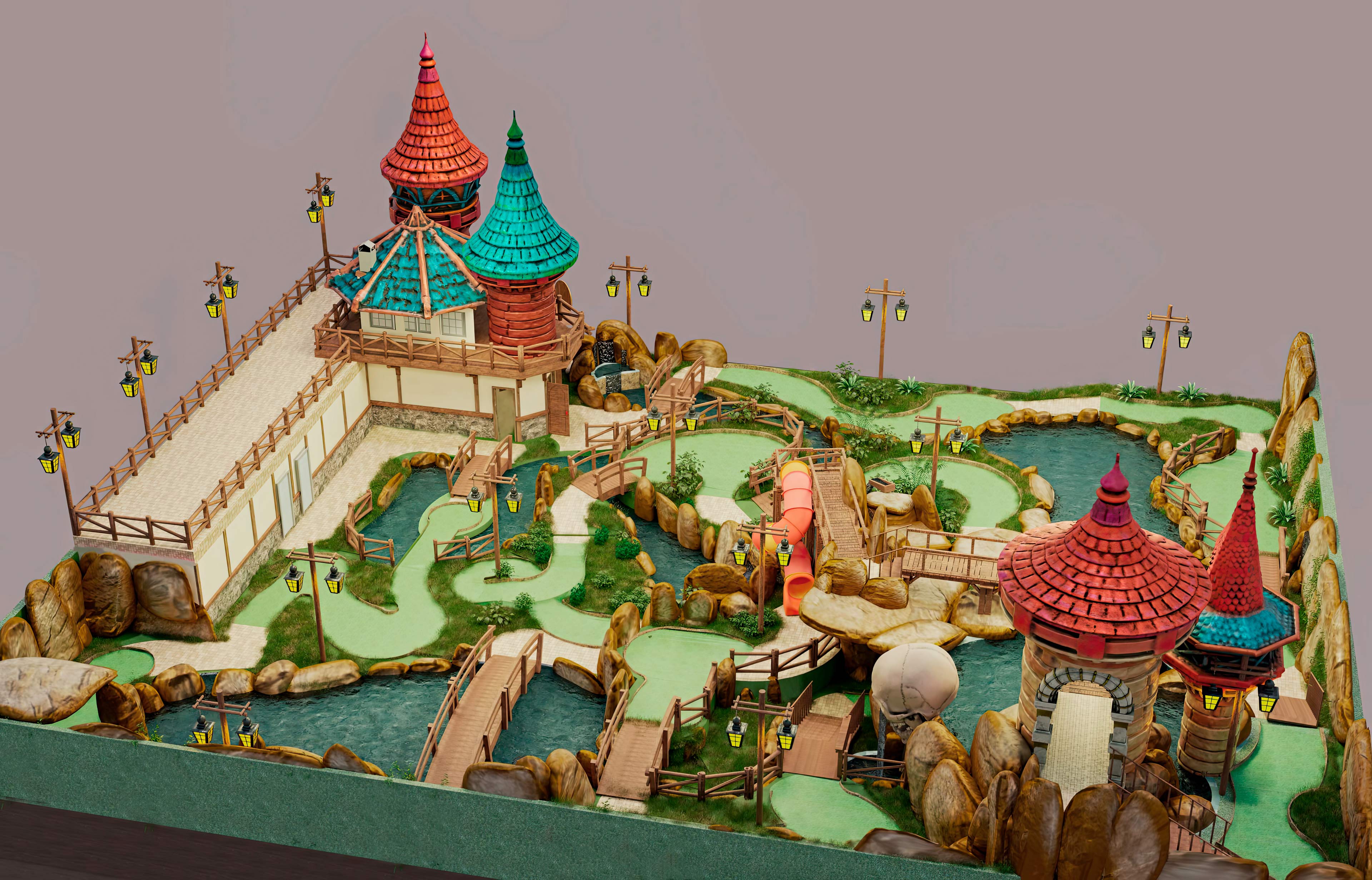 diseño de parques de minigolf construcción de parques de minigolf