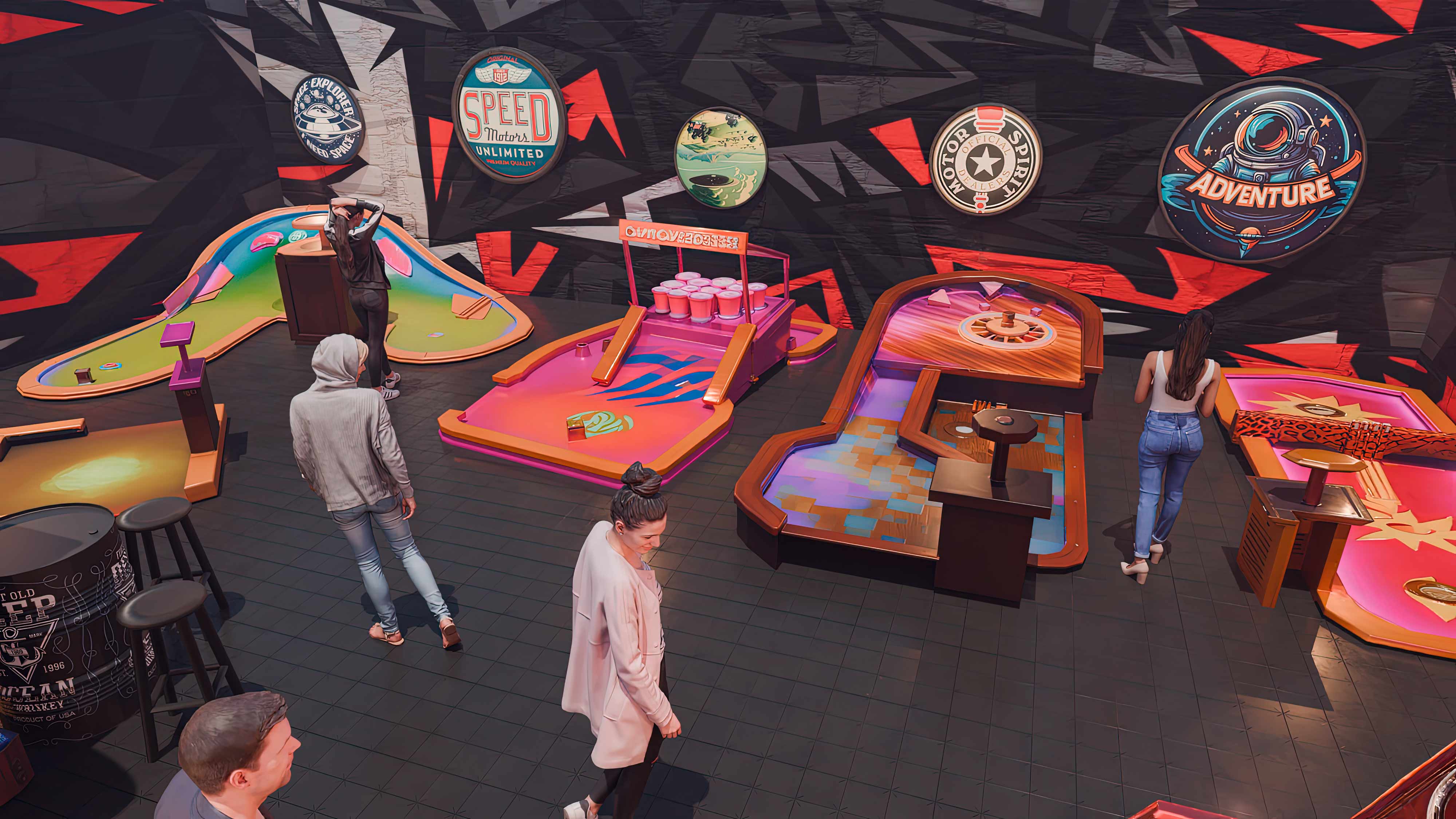 minigolf temático minigolf temático con recorrido personalizado y decoración