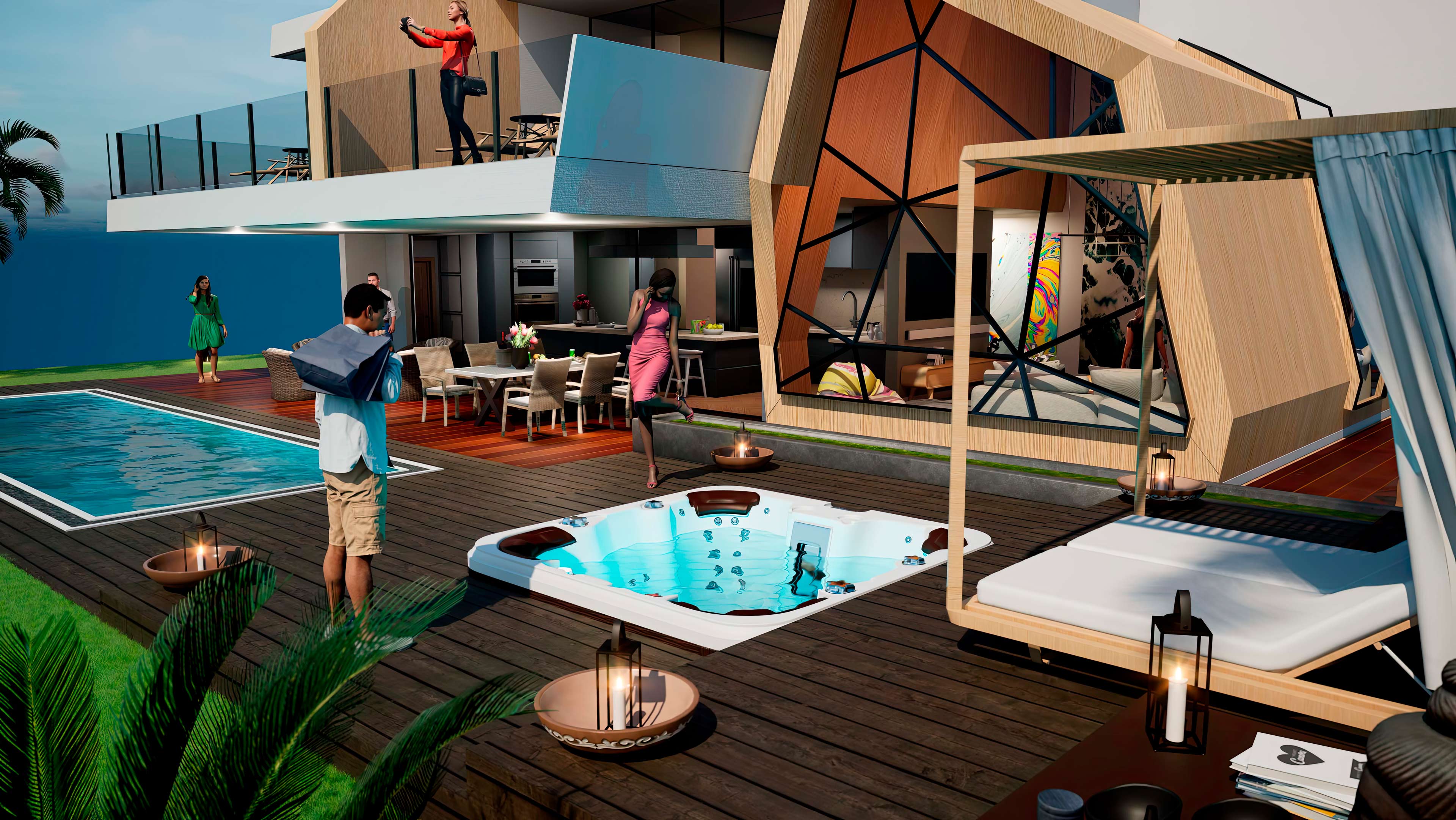 tematización creativa de resorts diseño interior de hoteles