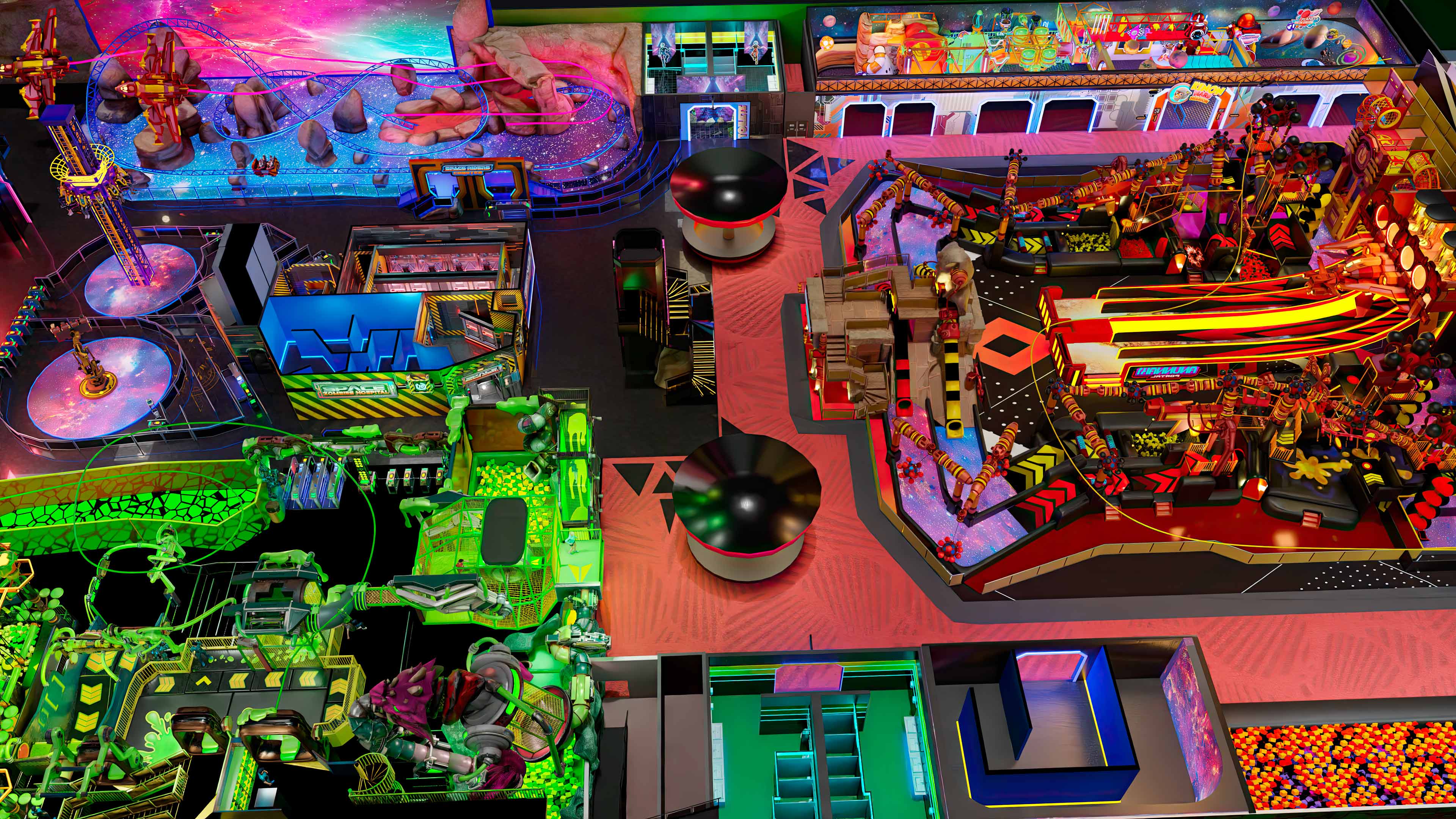 construcción de parques temáticos de interior para centros comerciales diseño de parques infantiles indoor con zonas interactivas