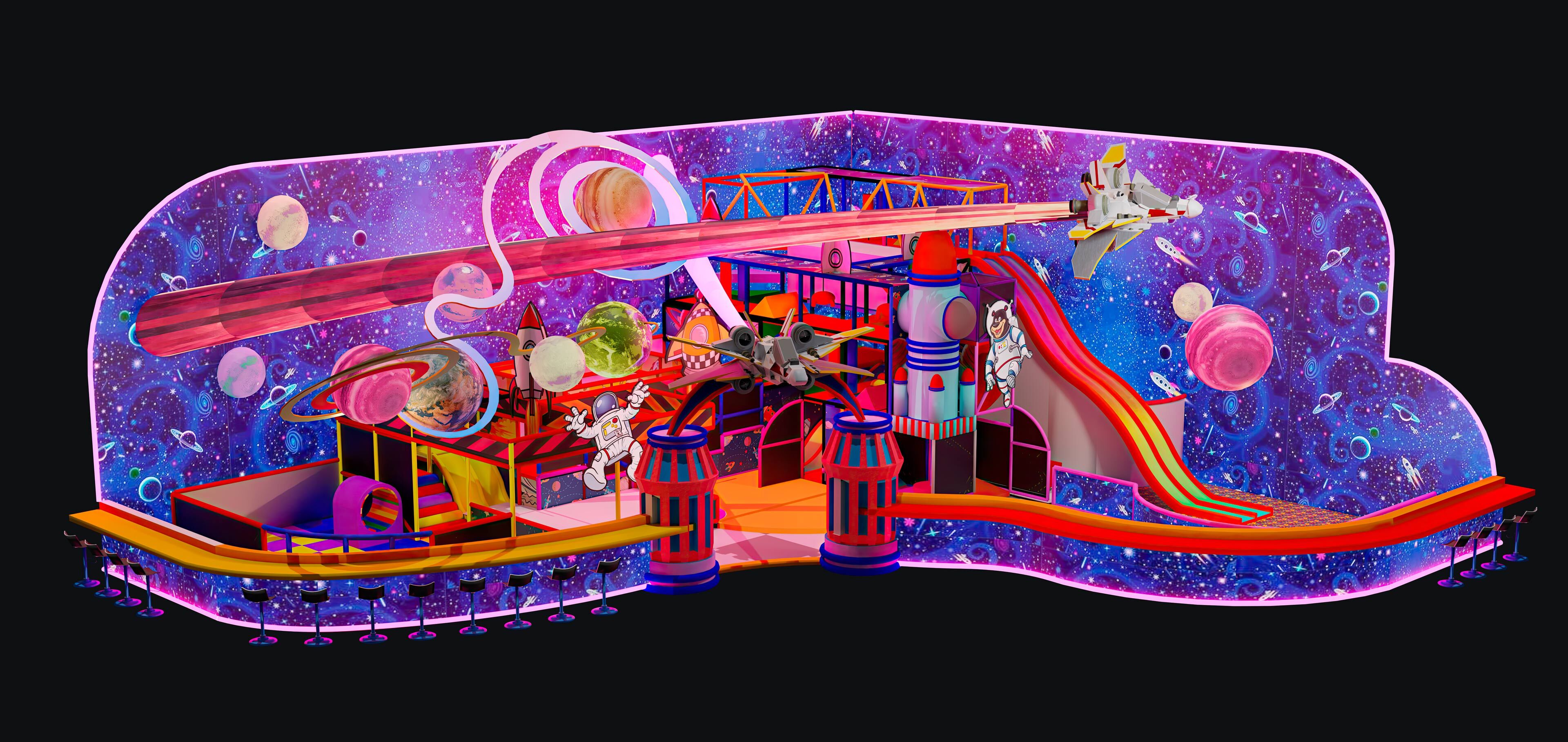 diseño de parques infantiles indoor con zonas interactivas parques de ocio interior personalizados para niños