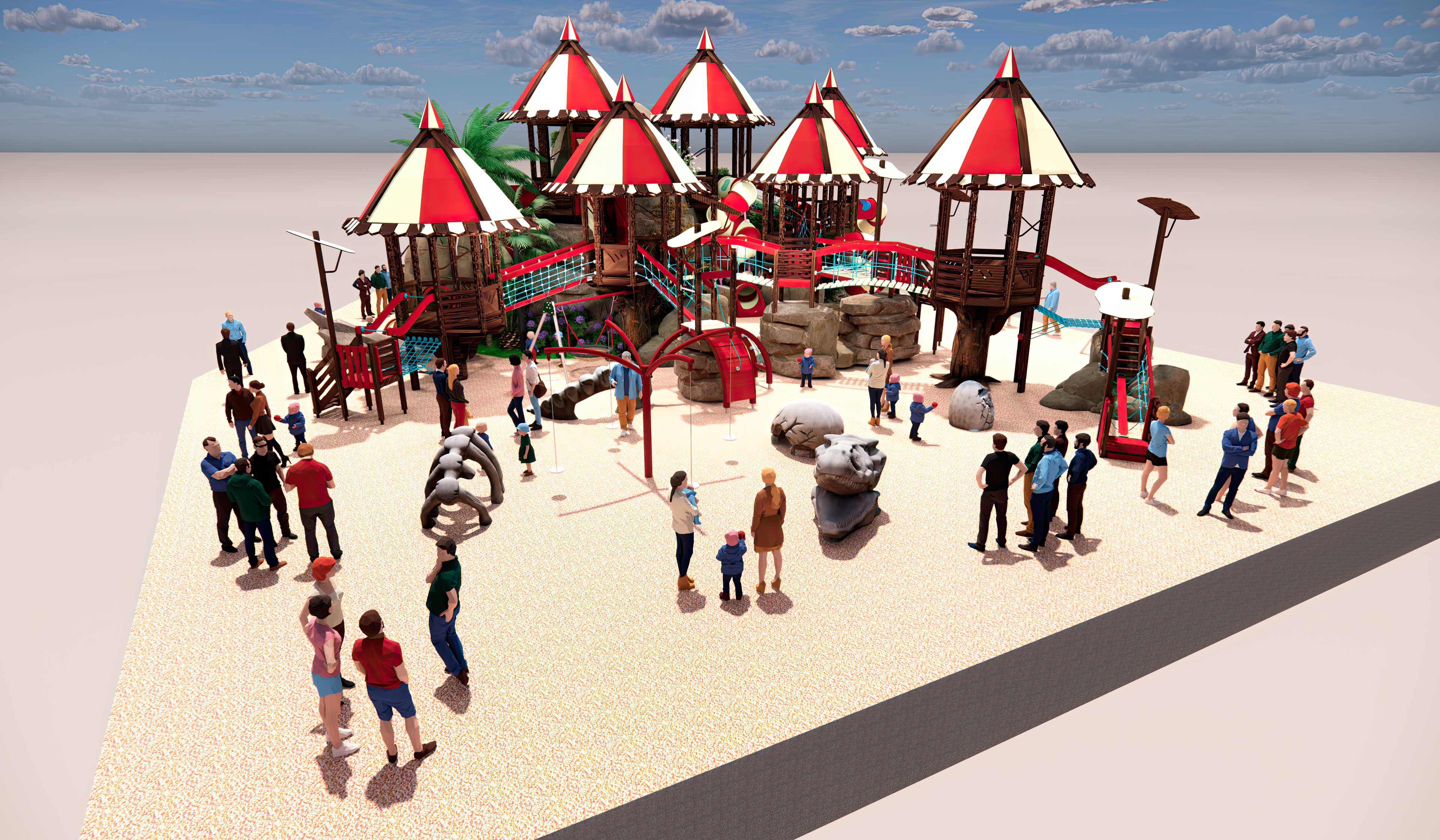 parques temáticos infantiles al aire libre diseño y construcción de parques infantiles exteriores