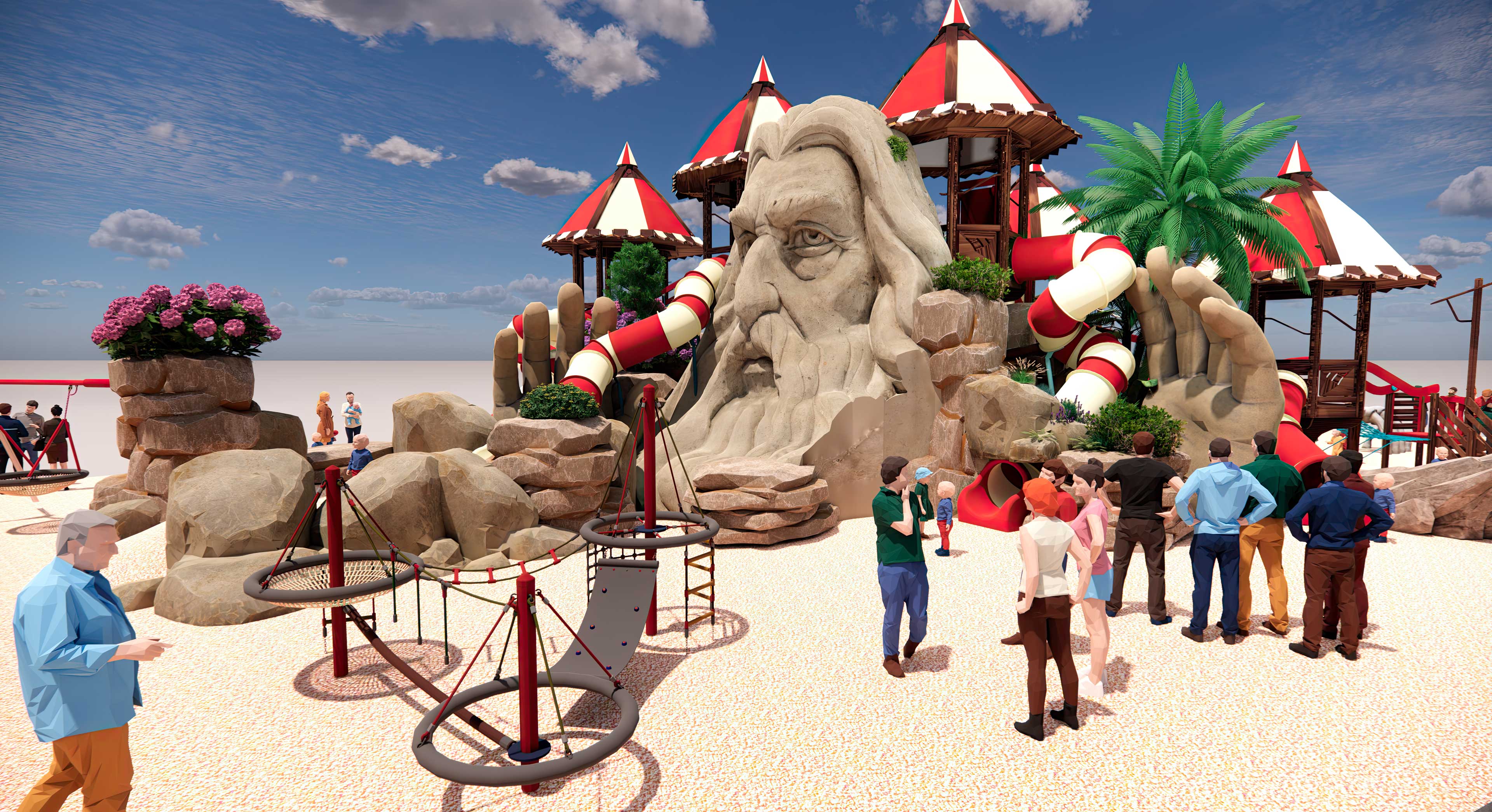 parques infantiles exteriores con tematización empresas que construyen parques temáticos infantiles outdoor