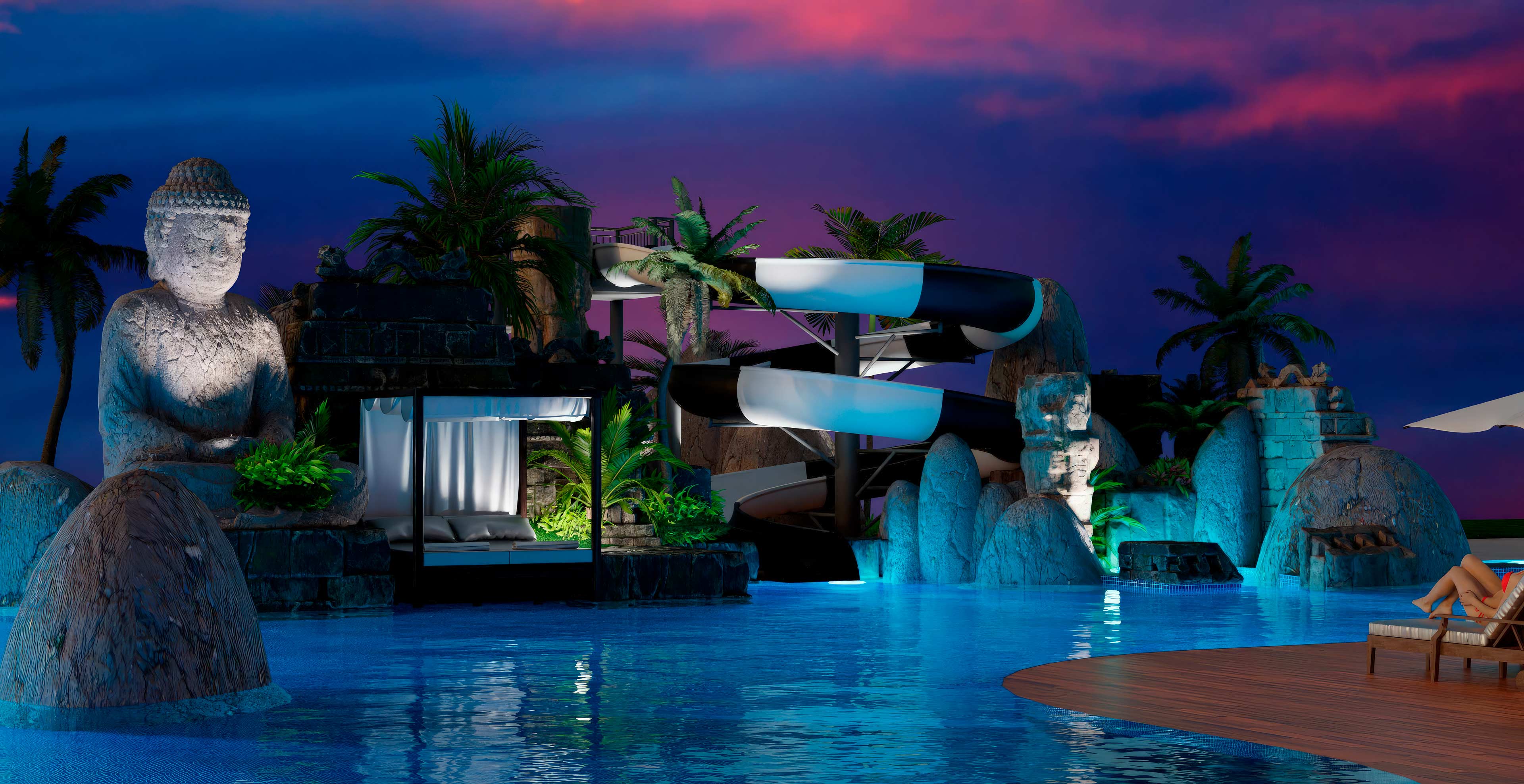 contratar diseño de piscinas temáticas cómo diseñar una piscina temática para hoteles