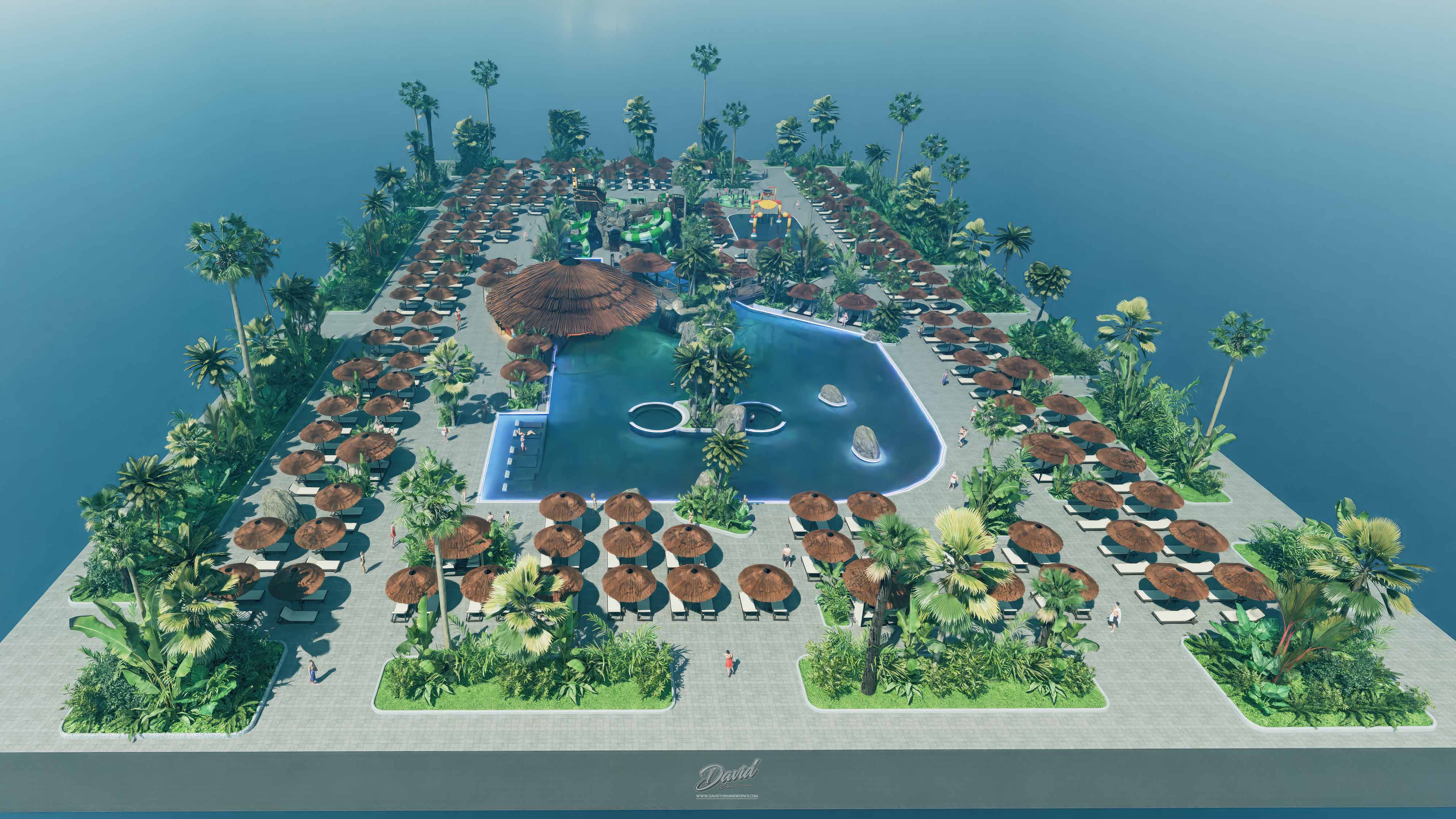 piscinas temáticas para parques acuáticos piscinas tematizadas con cascadas y cuevas artificiales