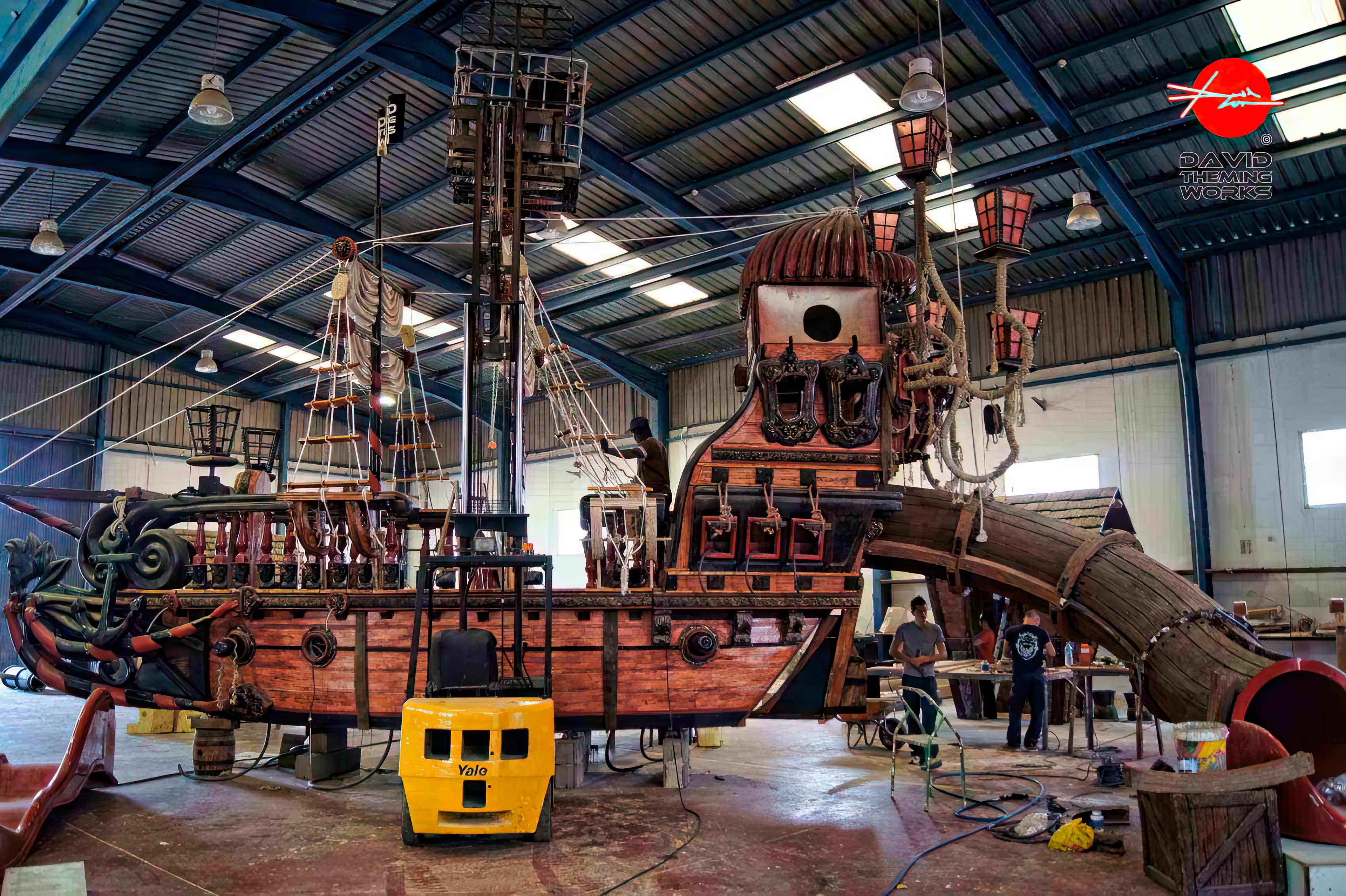 cómo diseñar un barco pirata para piscina temática barco pirata personalizado para piscinas infantiles