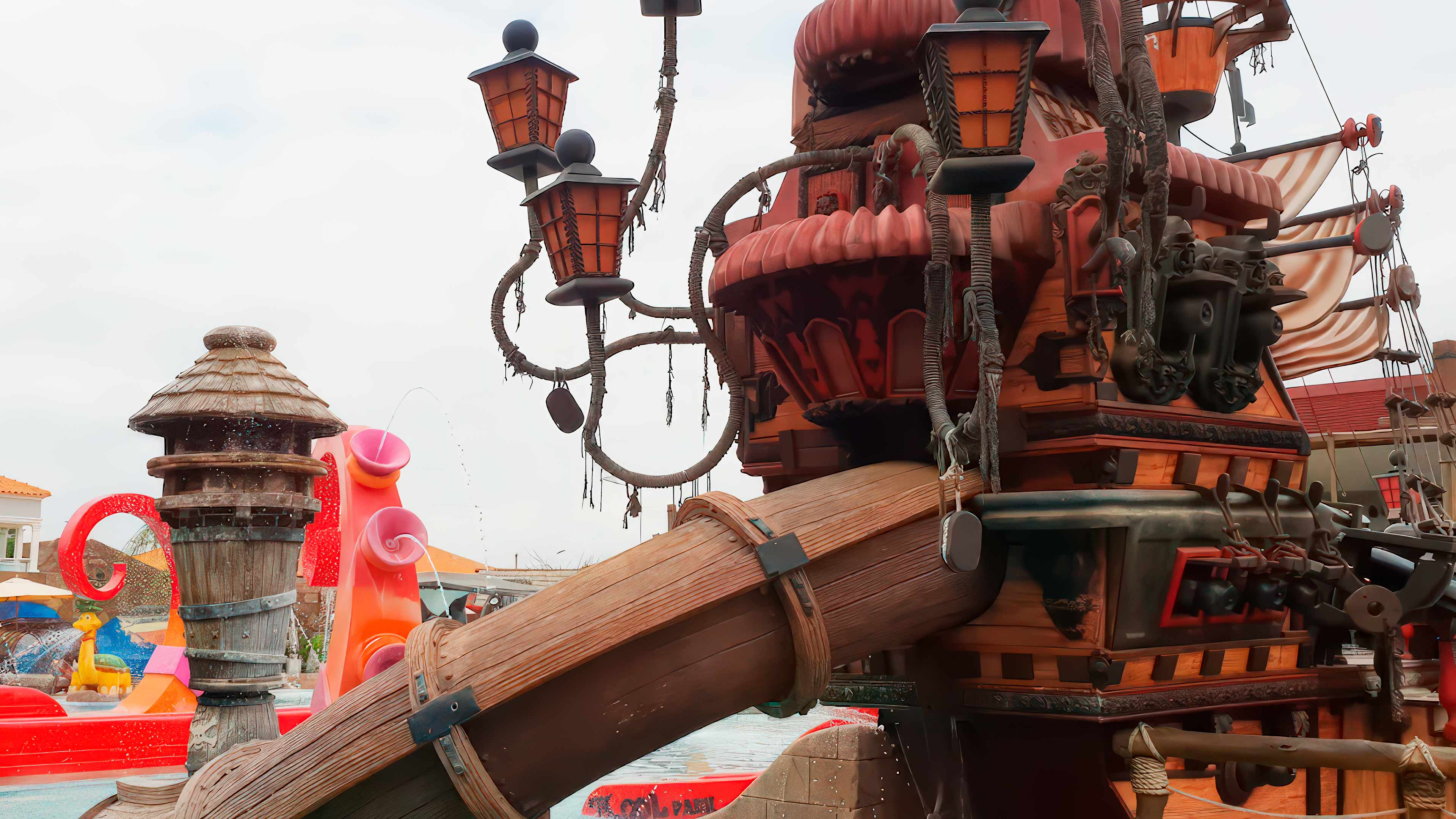 ideas para piscinas con ambientación pirata piscinas infantiles estilo barco pirata
