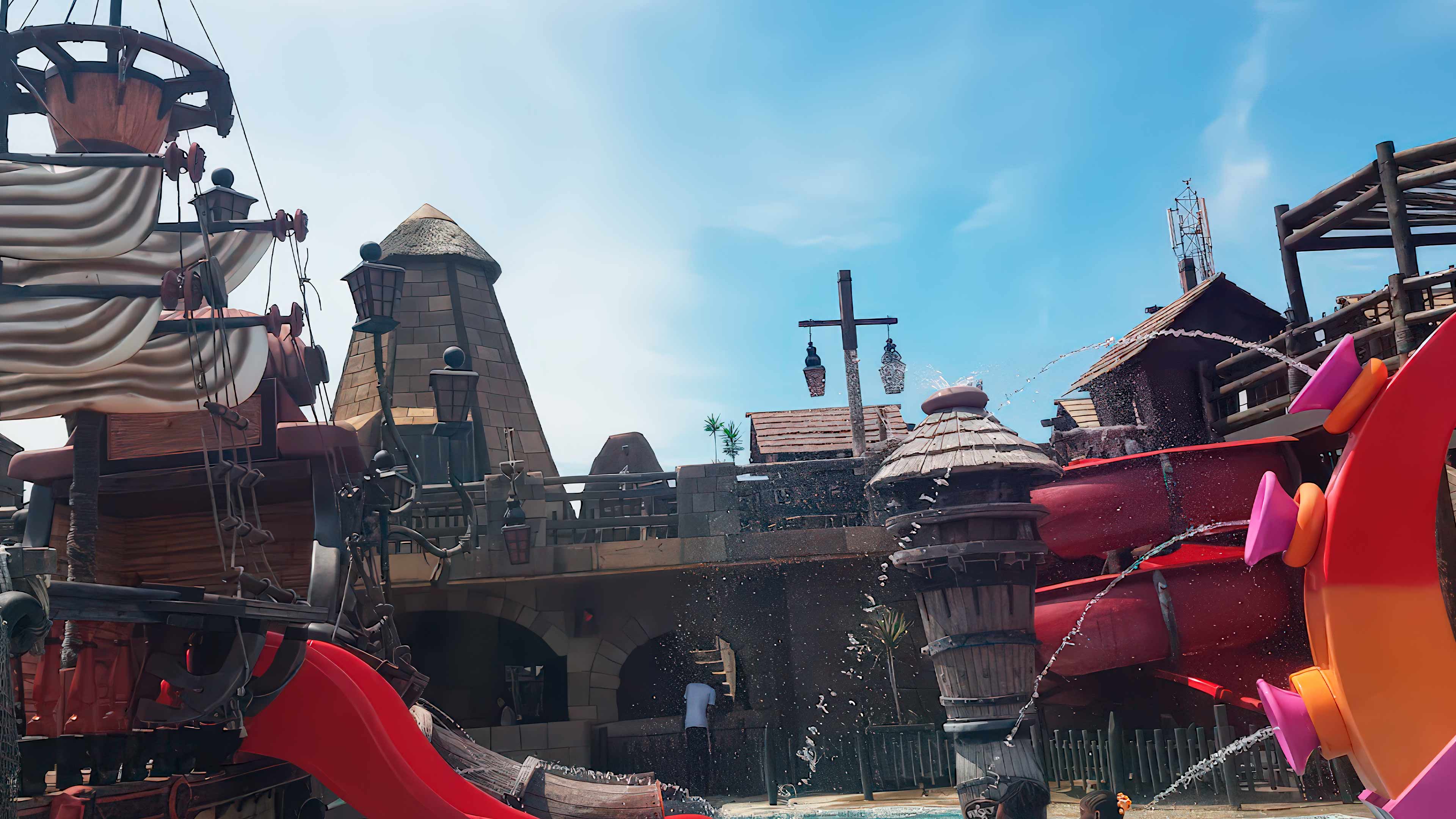 presupuesto para piscina tematizada de piratas construcción de piscinas estilo parque acuático pirata