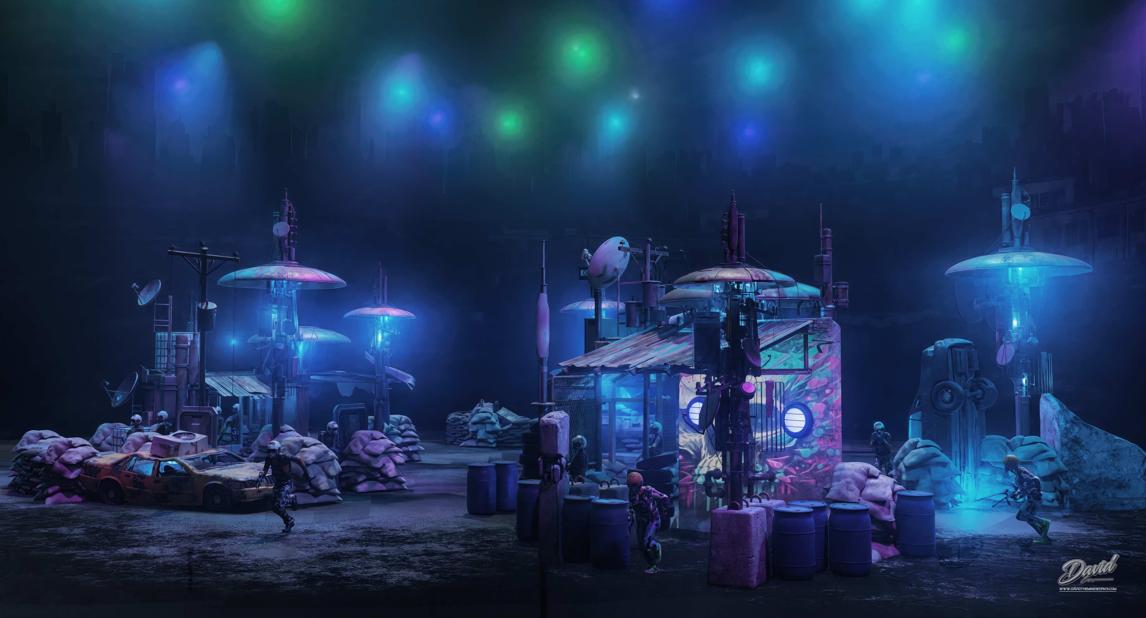 planificación y creación de parques de paintball personalizados tematización de escenarios de batalla