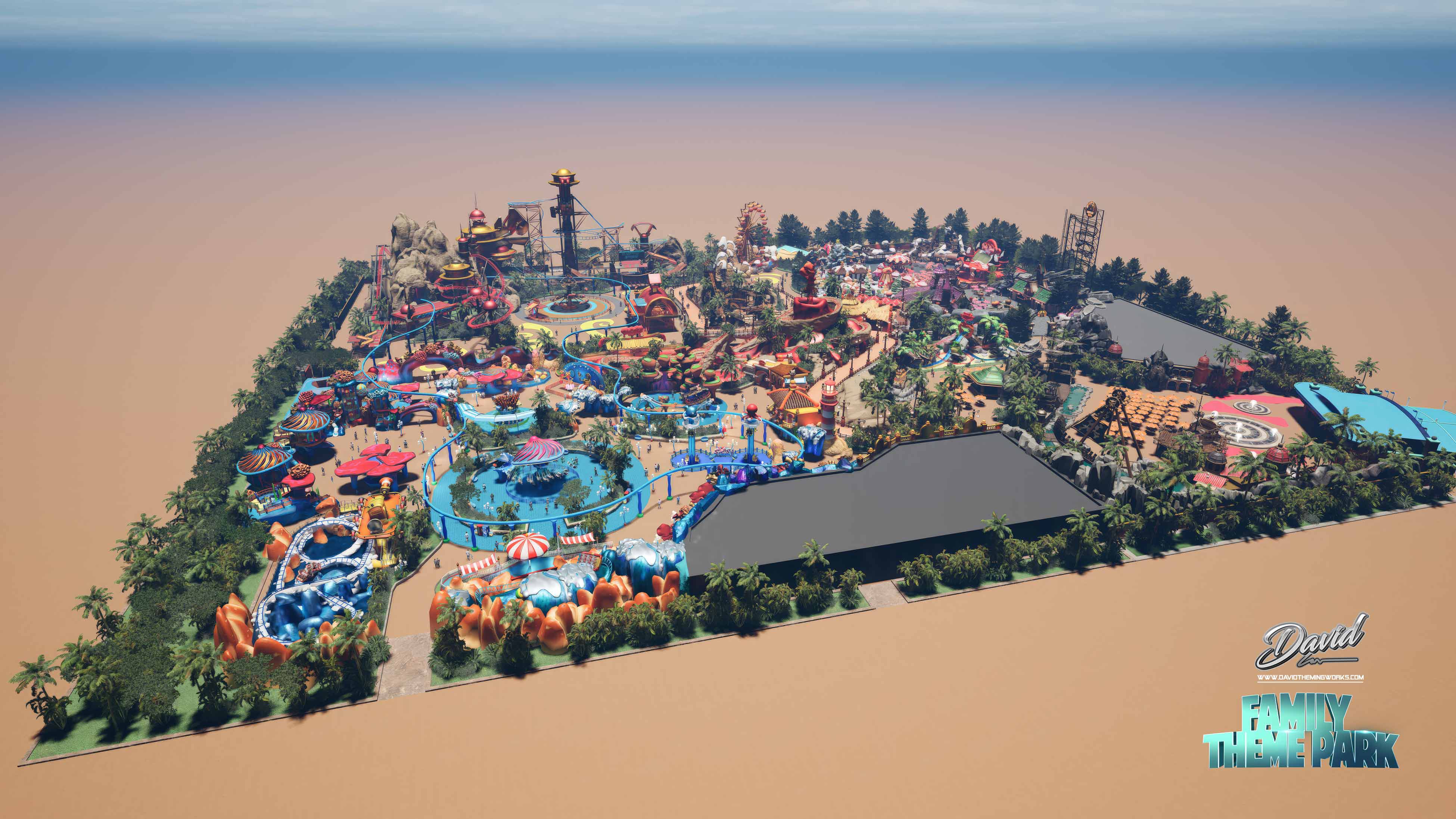 empresas de diseño de parques temáticos diseño creativo de parques de atracciones