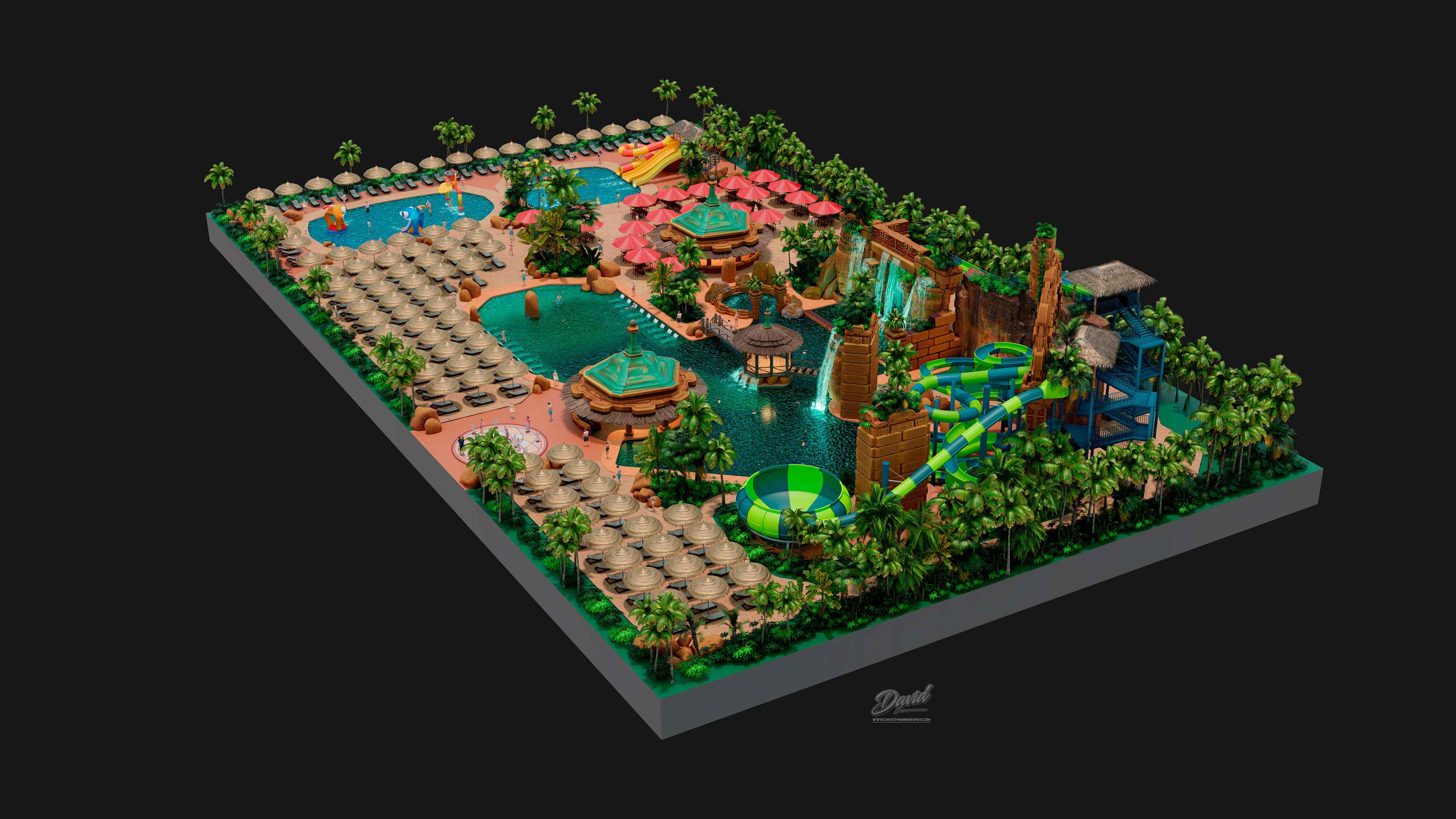 contratar diseño de parques acuáticos especialistas en parques acuáticos temáticos