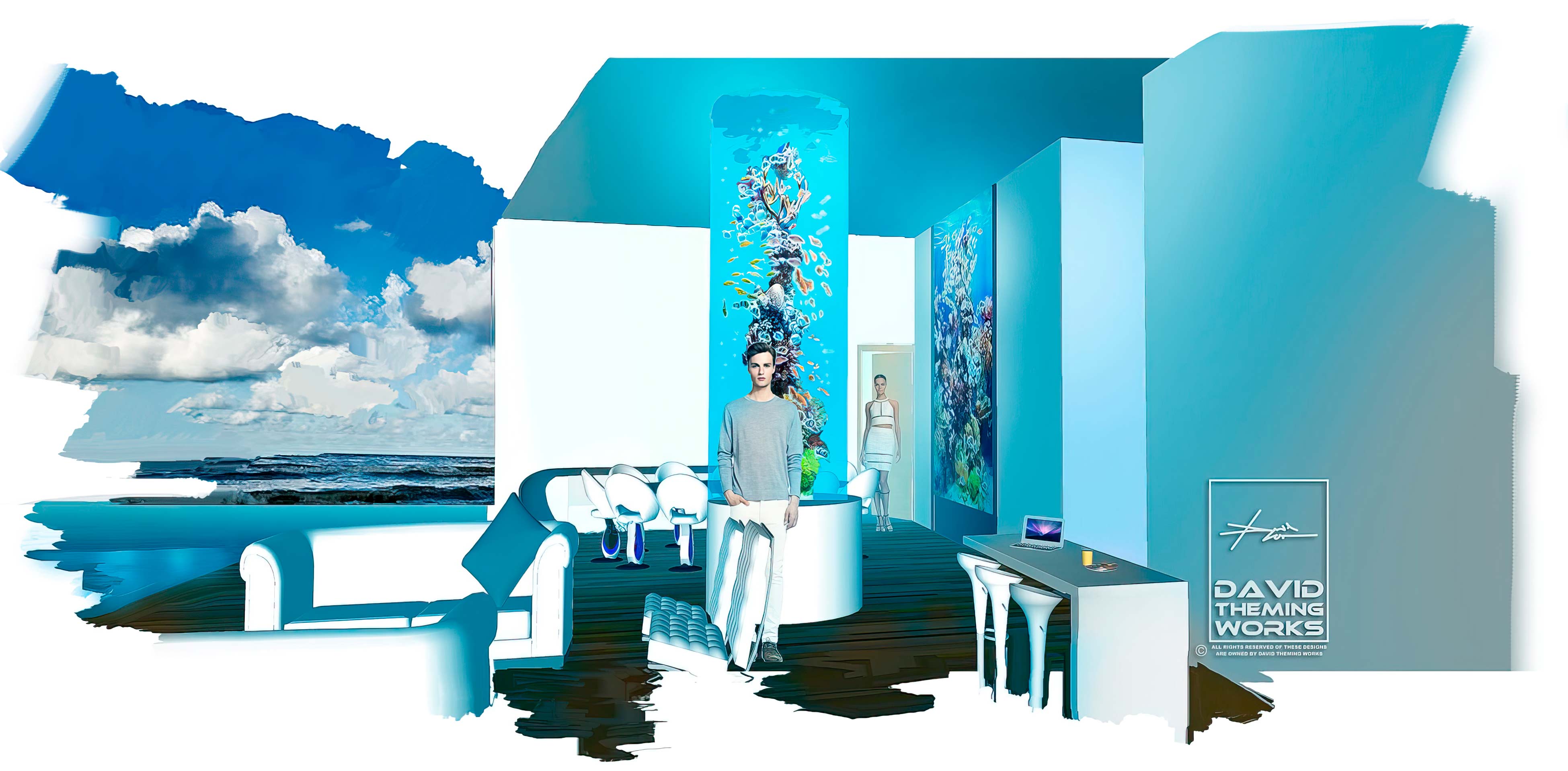 diseño de acuarios de lujo diseño de acuarios temáticos